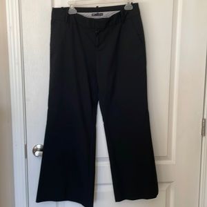 Gap Size 8 black trouser, wide ankle length pants